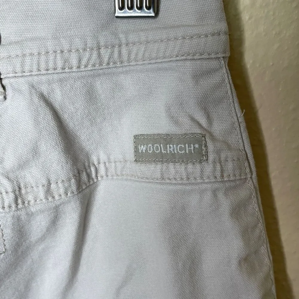 Woolrich Shorts Womens Size 10 Biege Stone Bermuda